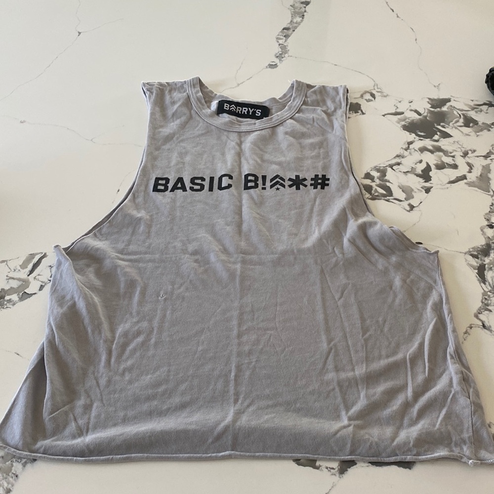 Barry’s bootcamp women’s muscle tee | size small